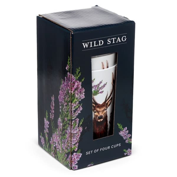 PKRPCUP04 4 Picnickopper 450ml Vildhjort