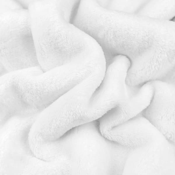 Minky fleece hvid
