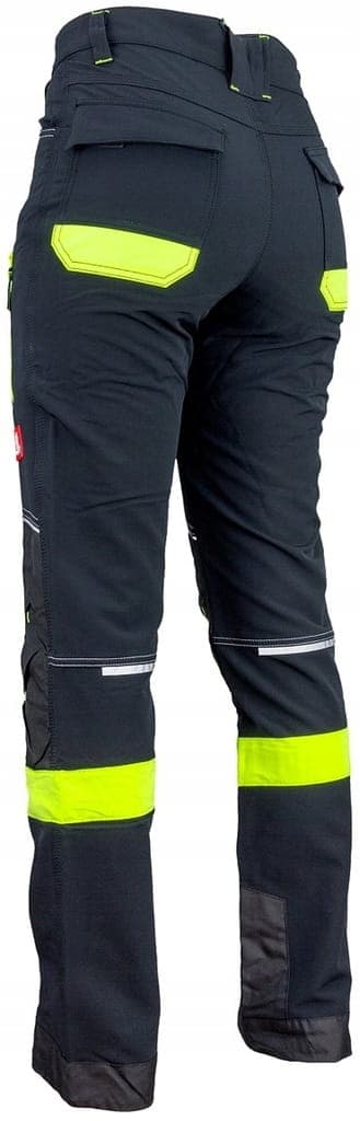 Urgent 719 elastiska reflekterande softshell arbetsbyxor 54