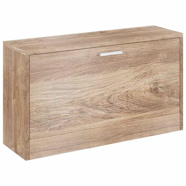 vidaXL skoskab egetræ 80x24x45 cm