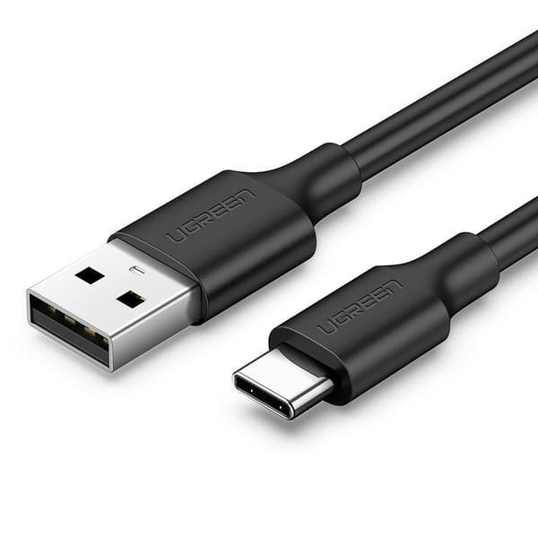 USB-kabel - USB-C 2A 1m sort