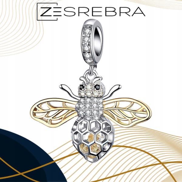 Biberlocker WASP silver 925 hänge pärla biberlocker pr 925