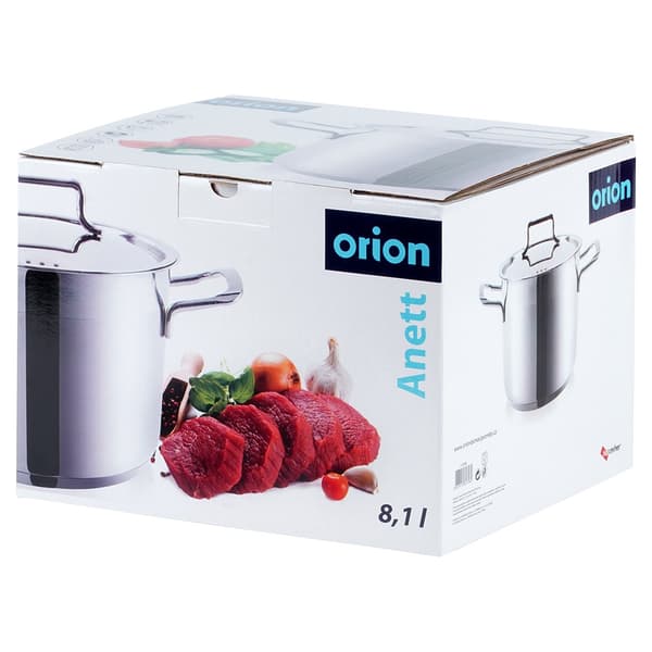 ROSTFRITT STÅLLOCK INDUKTIONSGASKOKNING 24 CM 8 L