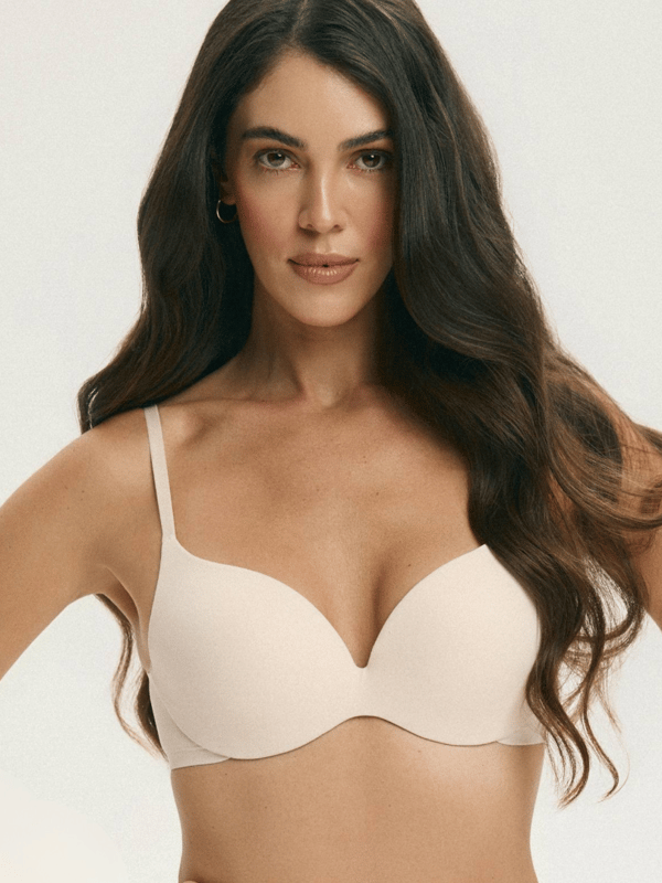 CLEARY Esotiq push-up -rintaliivit | beige 70D