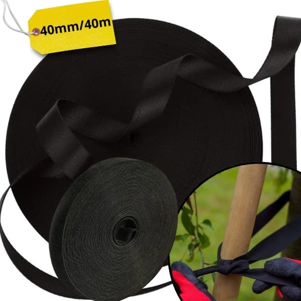 STARK TEJP FÖR FÄSTNING AV TRÄD, VÄXTER OCH BINDNING 40mm/40m.