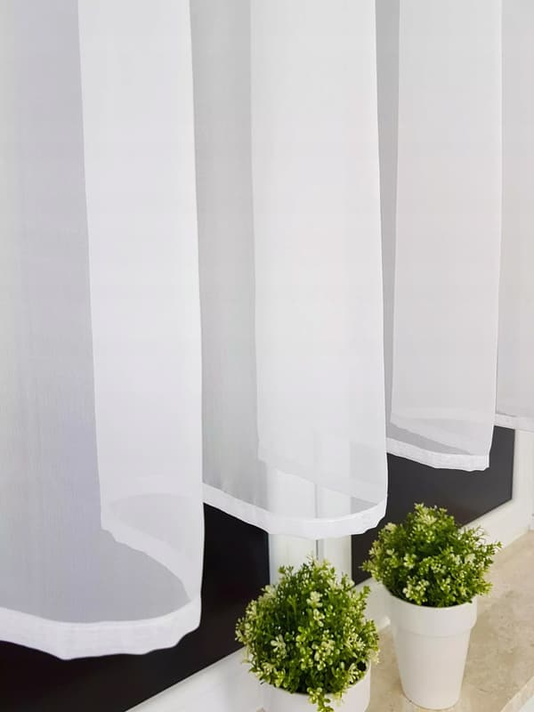 Valmis voile-verho silmukoilla 400x110cm