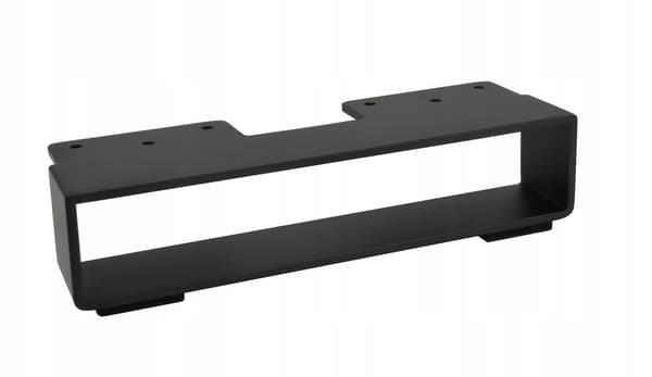 Møbelben, sengefod, vinduesløber, sort MAT loft 225x70mm SL023