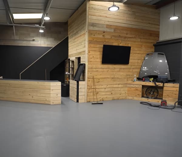 PVC modulært gulvpanel 50x50 farve: SORT