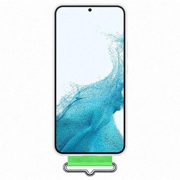 Samsung Silikone Cover Strap til Galaxy S22 Hvid