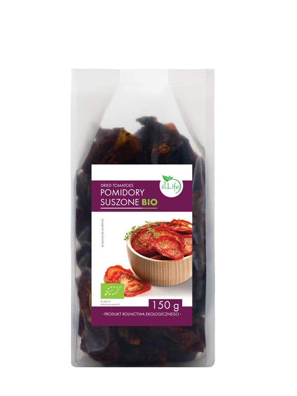 Ekologiska torkade tomater 150 g