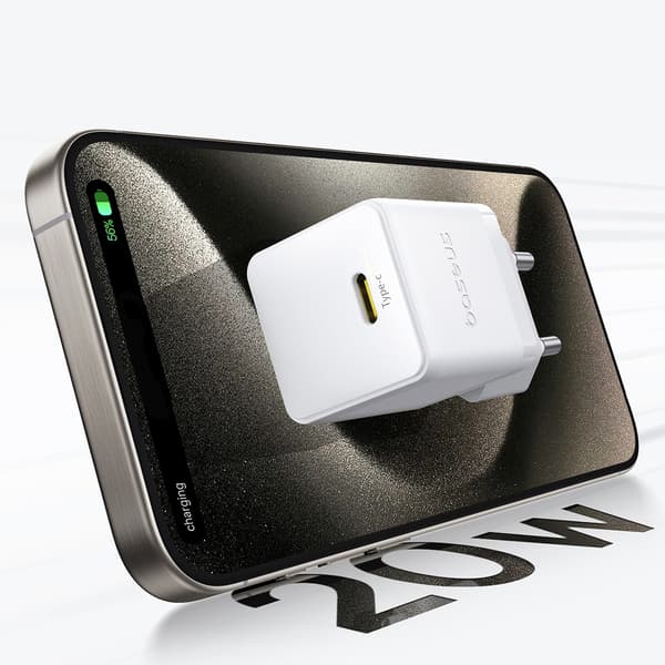 Palm 20W USB-C vægoplader - Hvid