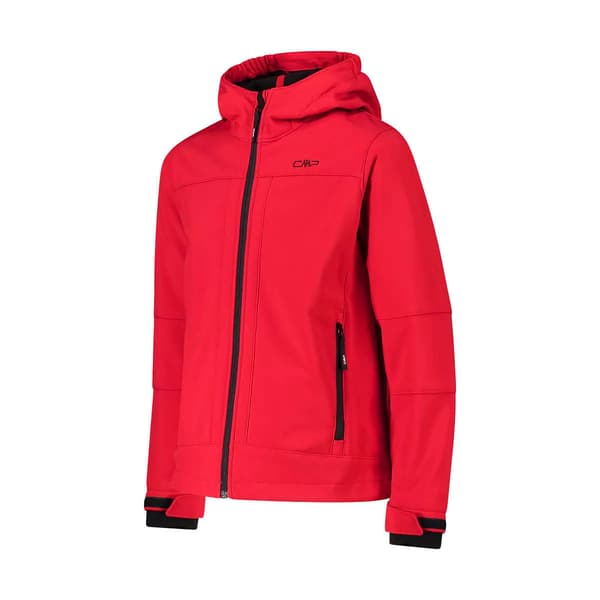 CMP Kid Jacket Fix Hood barnvandringjacka röd 98
