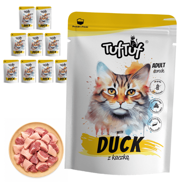 TufTuf våtfoder för katter Luncheon andjärnor 10x100g