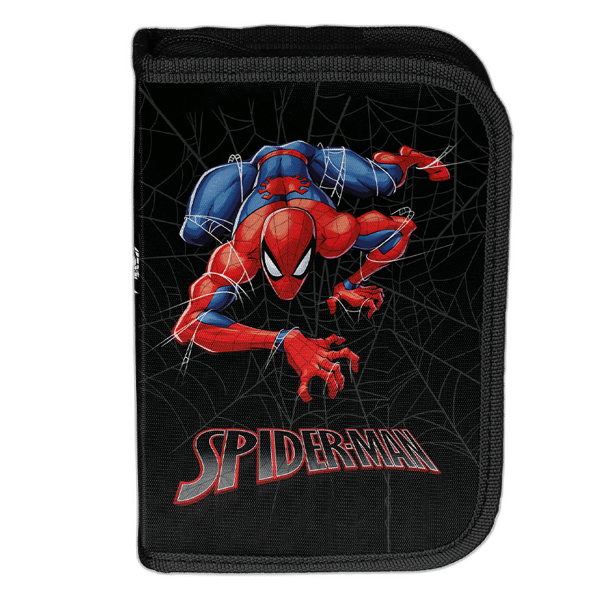Spiderman skolepenalhus med et rum og tilbehør til dreng