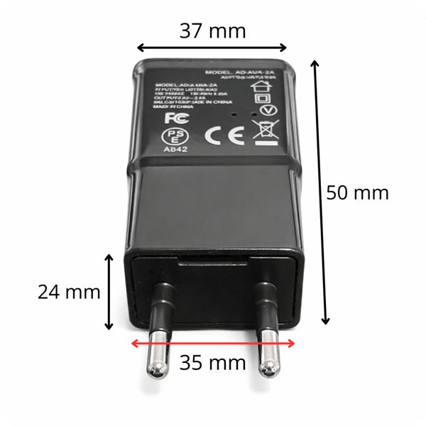 Minikamera i oplader BC027 WiFi