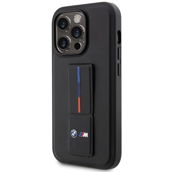 BMW Grip Hot Stamp-cover til iPhone 14 Pro Max, sort