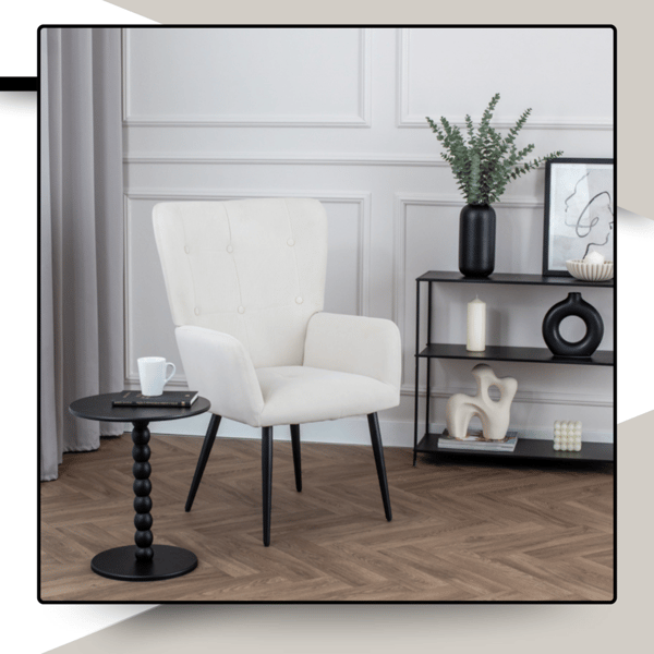 Cesar lænestol beige