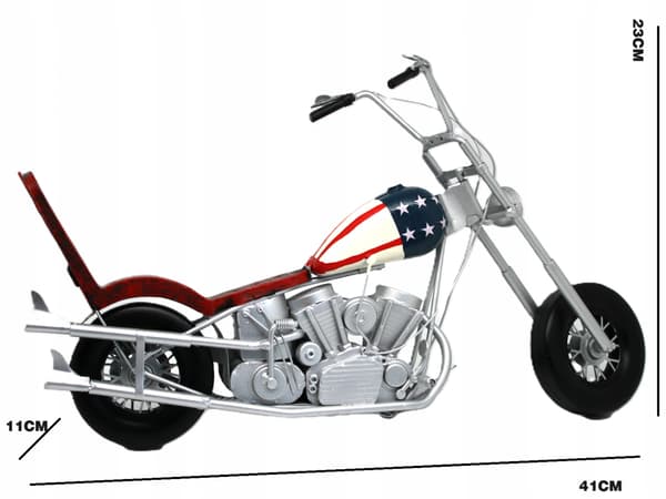DEKORATIV MOTORCYKELMODEL CHOPPER USA