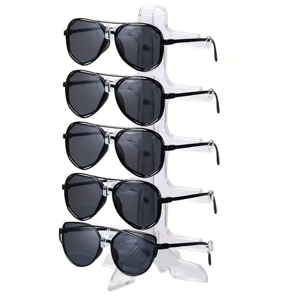 Displaystander til glas, 6 niveauer, transparent E67