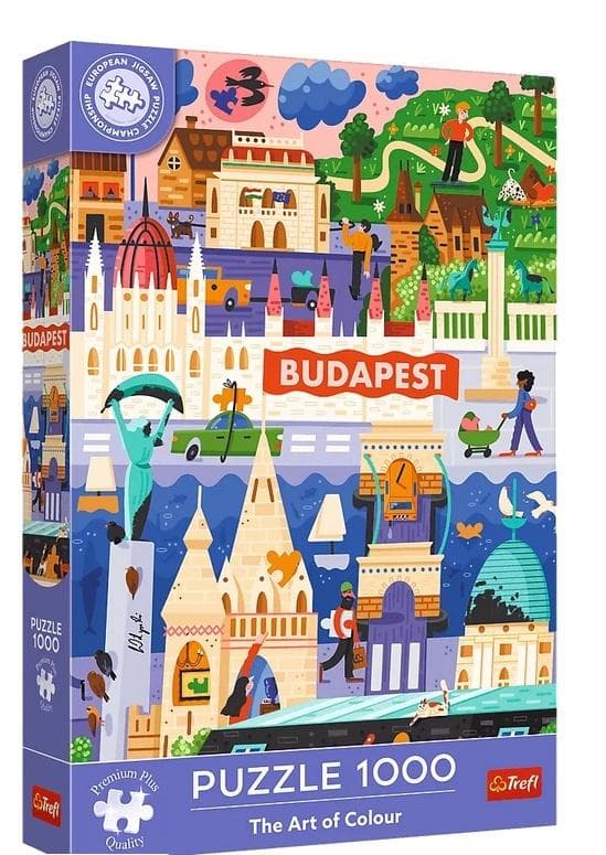 Puslespil 1000 Farvens kunst: Budapest... TREFL