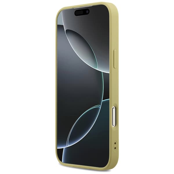 Guess Fixed Glitter Big 4G cover til iPhone 17 Pro Max guld
