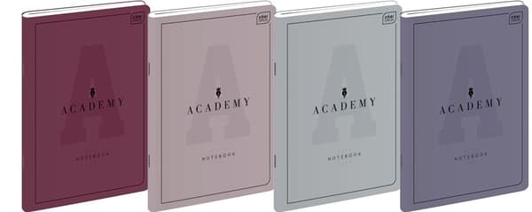 Academy notesbog A5/32K gitter (10 stk.)