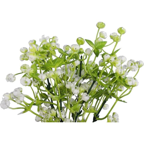 Buket med 5 gipsgrene 32 cm hvid