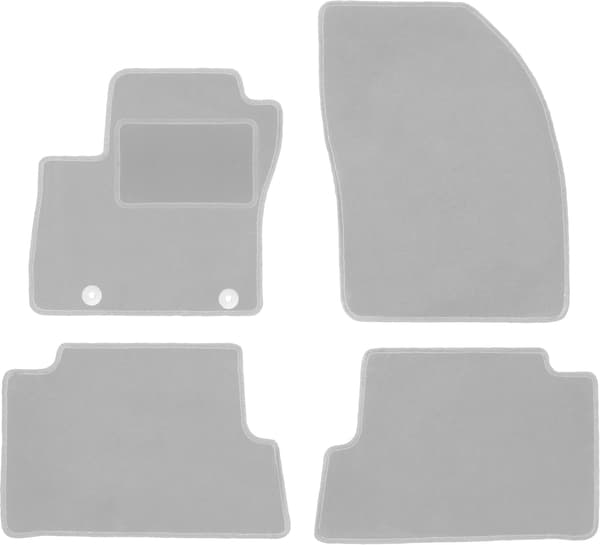 Grå bilmattor till: Ford C-MAX MK2 minibuss (2010-2012)