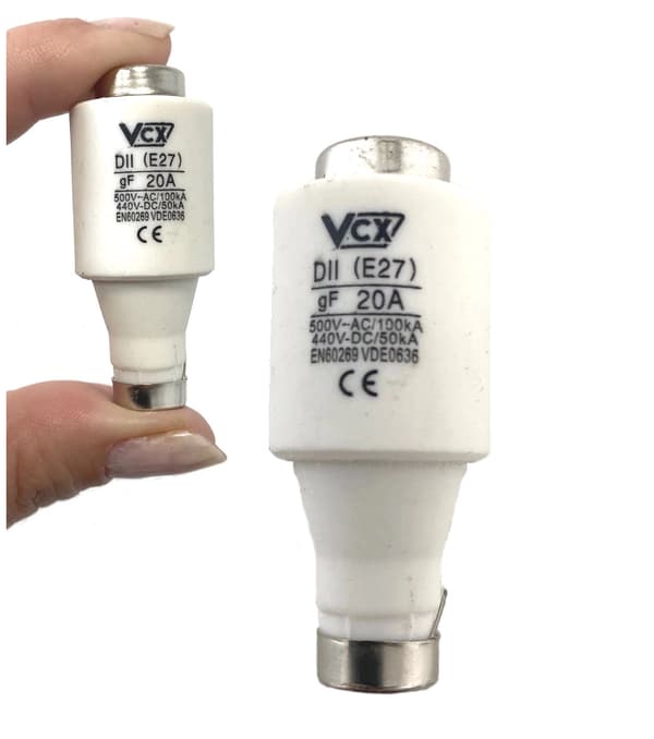 Sikring Hurtiginstallationssikring 20A 500V VCX