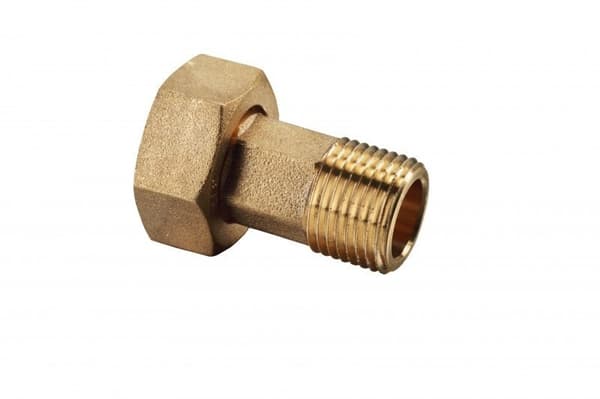 Drej vandmålertilslutning 1/2'' messing