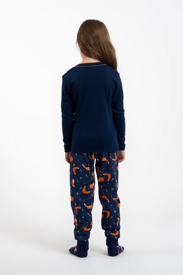 Wasilla flickpyjamas, långärmad, långbyxor, 6 år