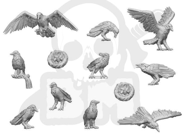 GSTU517933 3D-printade korpar