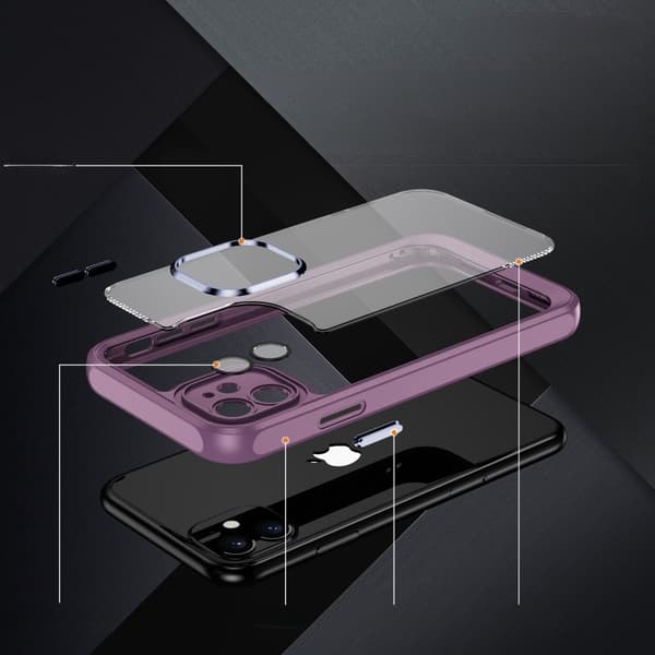 iPhone 11 cover, ERBORD Impact Guard, lilla