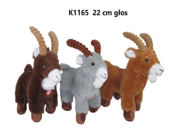 Chamois med stemme 22 cm MIX