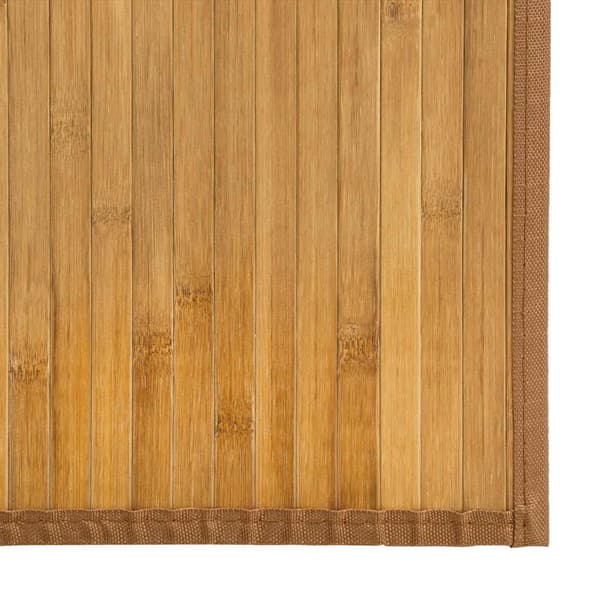 vidaXL Rektangulär matta, naturlig, 60x200 cm, bambu