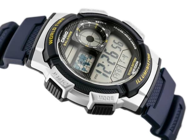 Herrklocka CASIO AE-1000W 2AV (zd073e) - Världstid + med låda