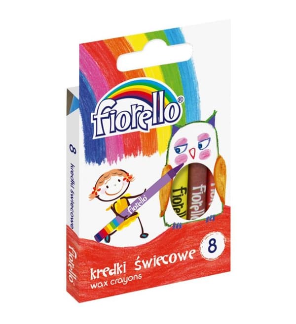 FIORELLO vaxkritor med 8 färger