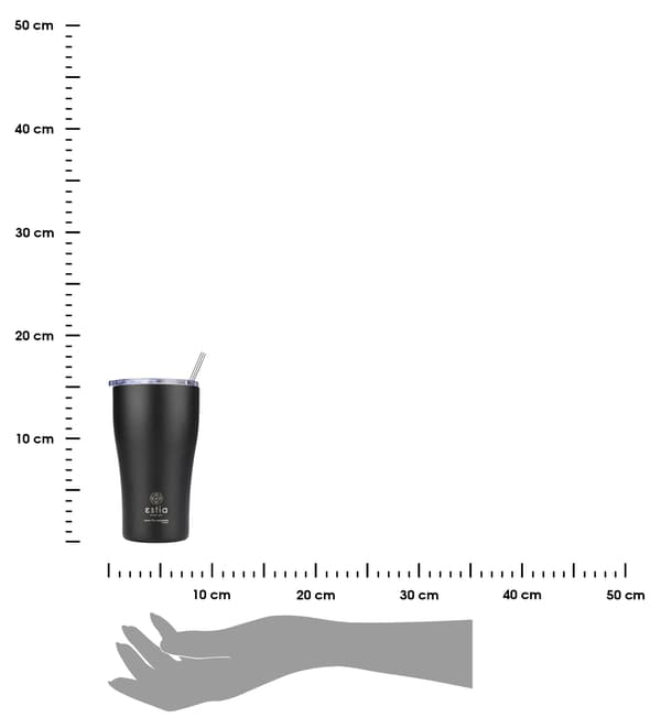 500 ml termosmugg i midnattssvart