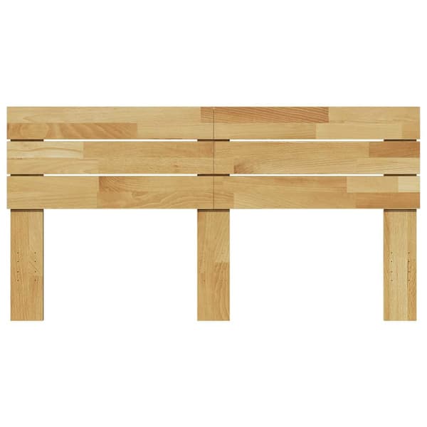 vidaXL sengegavl 150 cm massivt egetræ