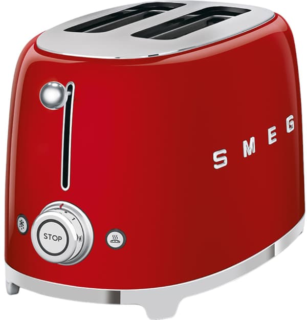 Smeg 50\' Style Röd Brödrost TSF01RDEU