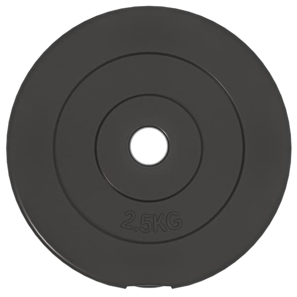 vidaXL vægtskiver, 6-pak, 30 kg, cement