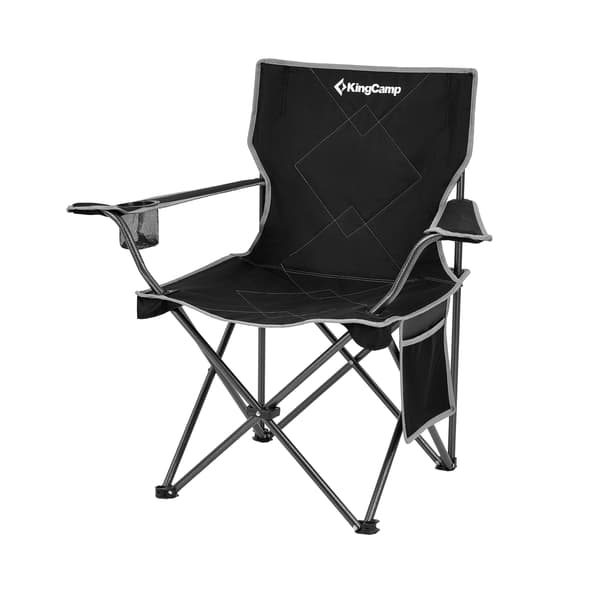 KING CAMP Lotus B10 foldbar campingstol - sort