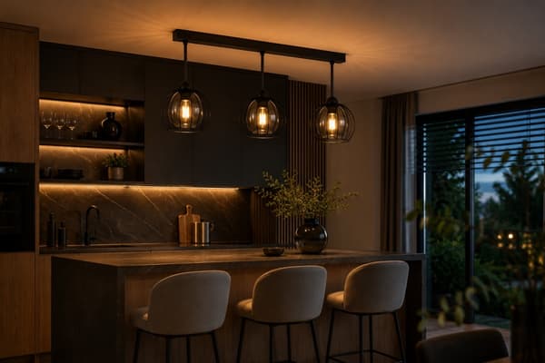 Loftlampe 3xE27 SOLO SORT