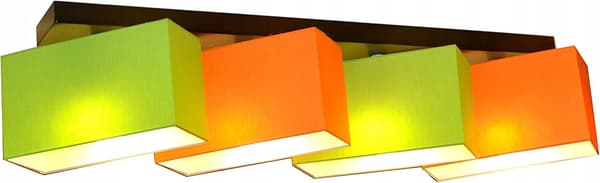 Loftlampe i træ, Milano B4DL, creme