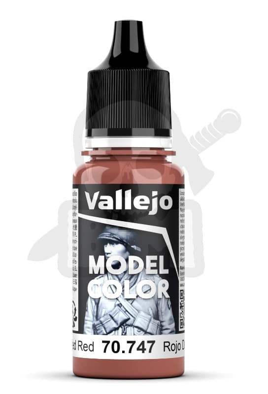VALL-70747 MC 035 747-18ml Haalistunut punainen