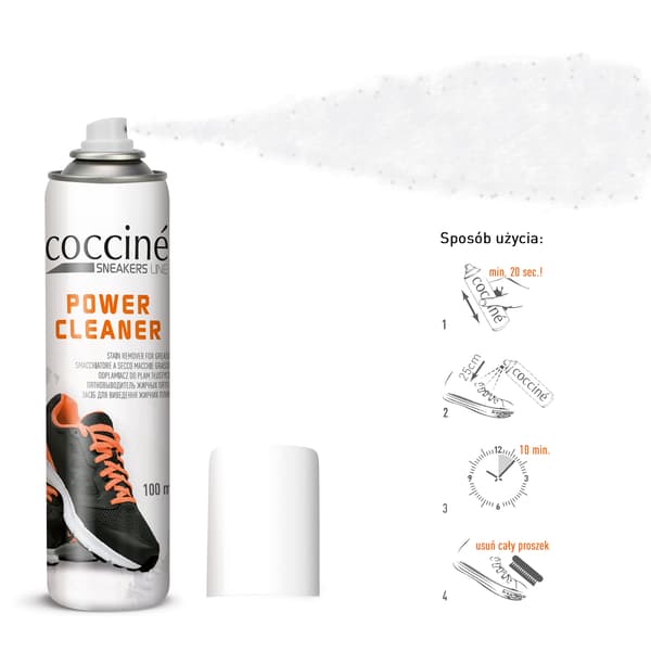 Pletfjerner til fedtede pletter - COCCINE POWER CLEANER 100 ml farveløs