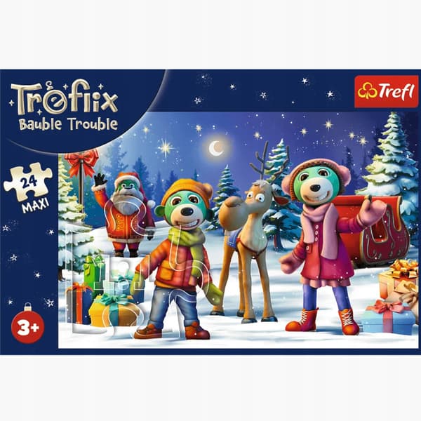 24 MAXI TREFLIKI-PUSSEL GÖR EN SNÖGUBB 14375
