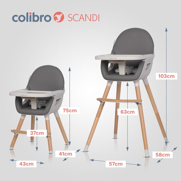 COLIBRO SCANDI ONYX foderstol