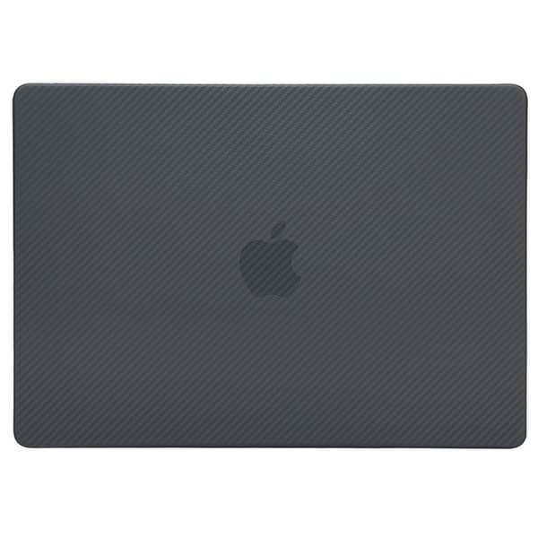 Etui til Macbook Pro 13 A1706/A1708/A1989/A2159/A2289/A2251/A2338, HardShell Karbon, Sort