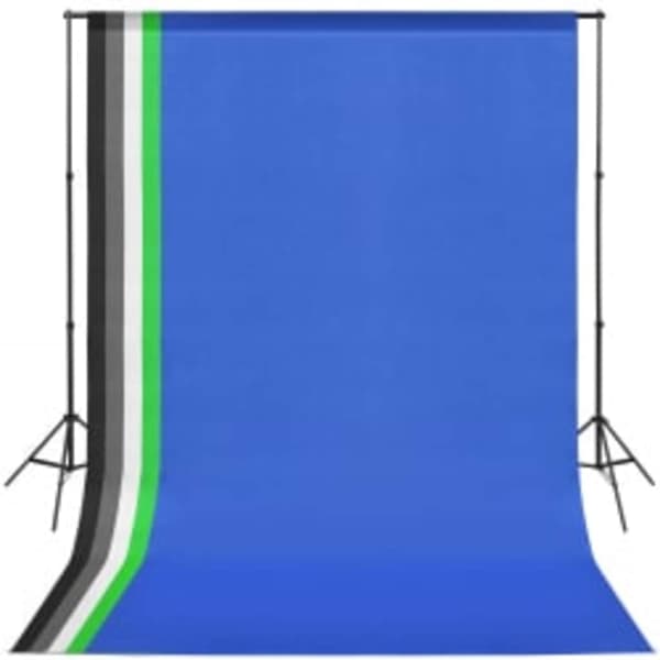 vidaXL Studio Kit med Softbox og Baggrund